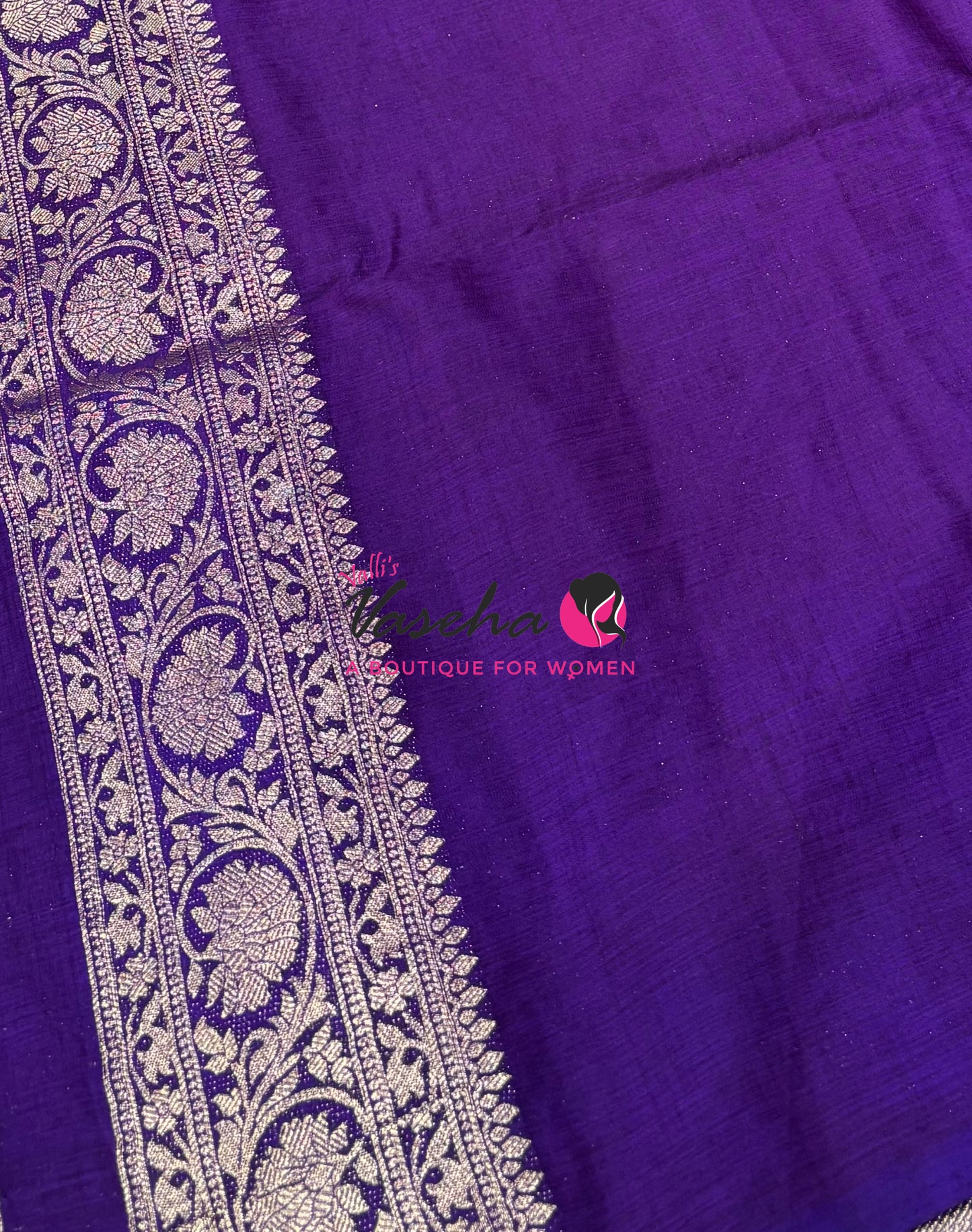 Banarasi - Heritage Silk - Semi Kathan Silk - Purple - VVBHS001