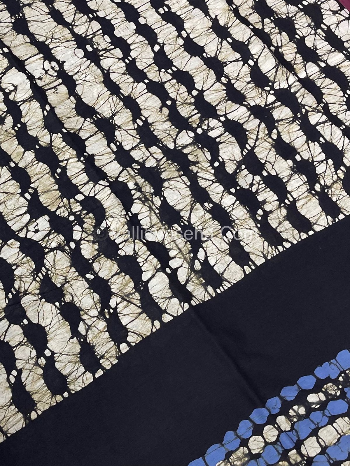 Pure Soft Mul Mul Cotton Sarees - Hand Block Prints - VVMMC007