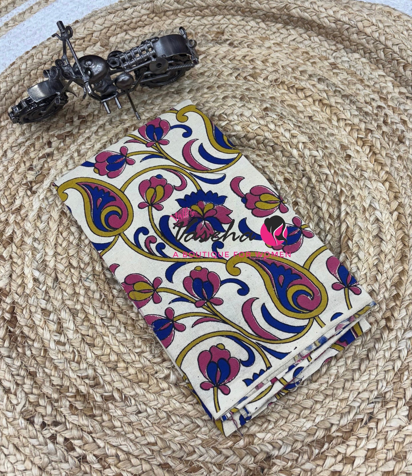 Blouse Bit - Pack Of 10pcs - Assorted Designs - Cotton - Kalamkari - 1 mtr - VVBB002