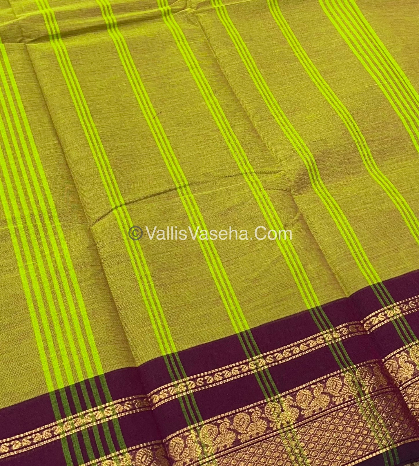 Kanchi Cotton Saree - VVKCS015