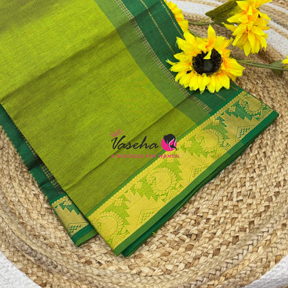 9 Yards |Semi Silk Cotton Saree | Vairavoosi  Design | VV9YSS001
