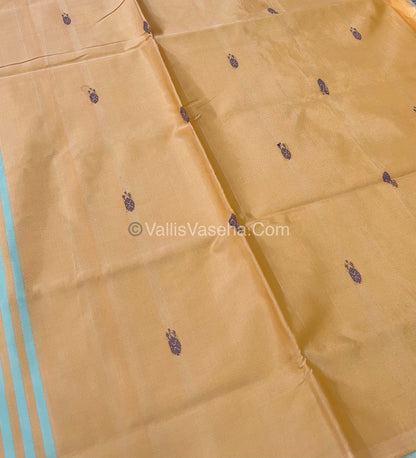 Vazhai Pattu Saree / Banana Pith - With Out Blouse - VVVPS001
