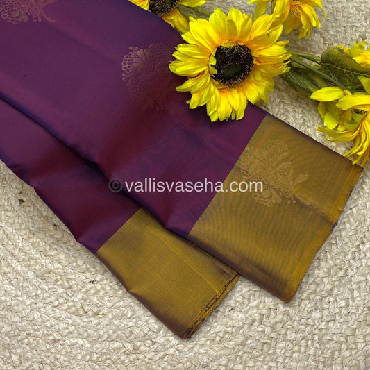 Half Mix - Pure Soft Silk Saree - VVPSS030