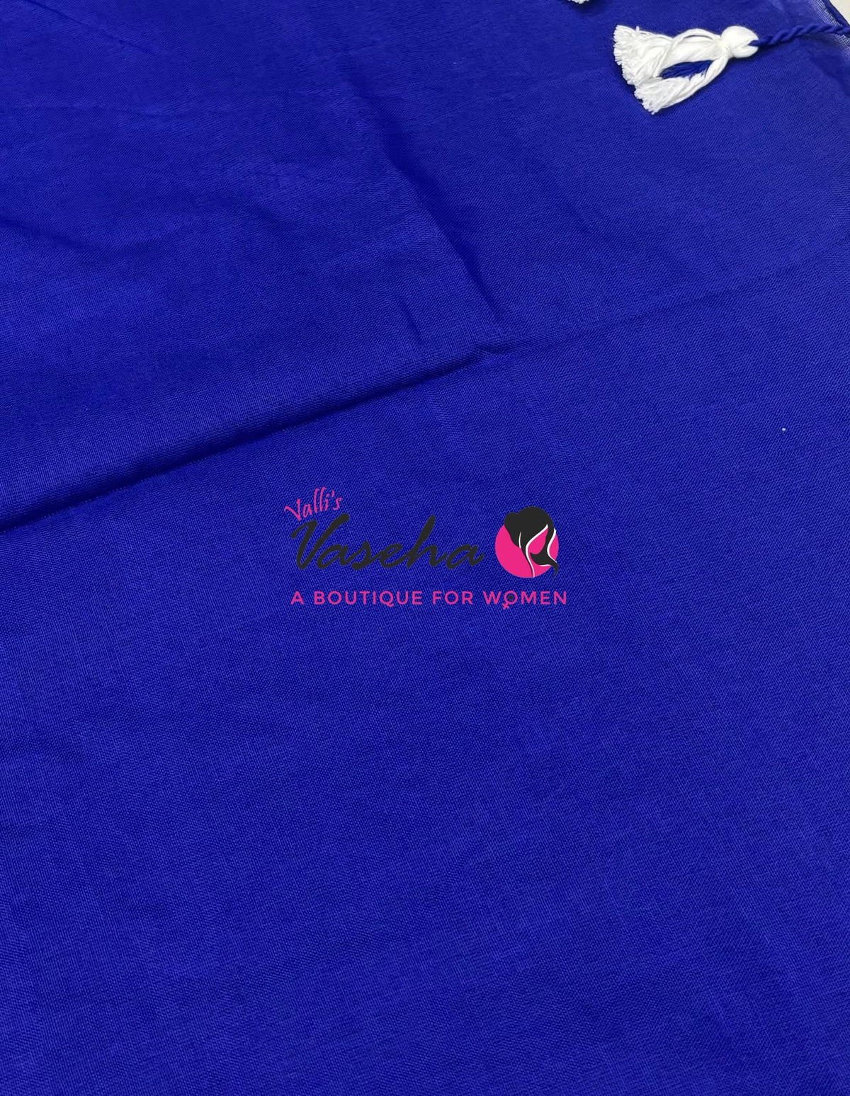 Budget Friendly Sarees - Casual Wear Sarees - Khadi Cotton Sarees - VVKCS028