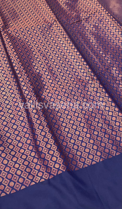 Banarasi - Copper Zari Saree - VVCZ001