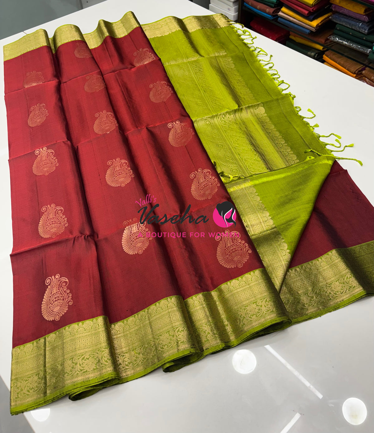 Pure Soft Silk Saree - Kanchi Border - VVPSS033