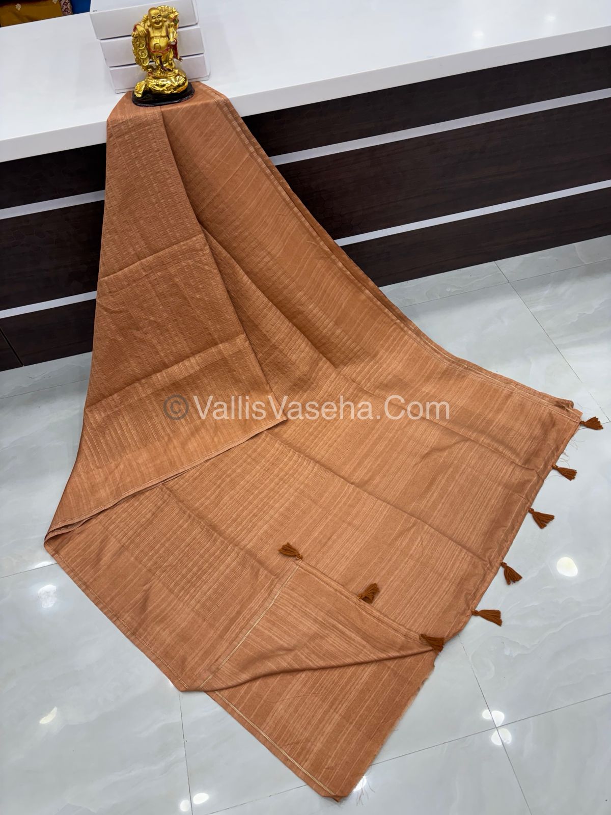 Bhagalpuri Semi Tussar Saree - Skin Tone Shade - VVBTS001