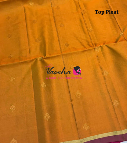 Pure Soft Silk Saree - Partly Pallu -  Half & Half Saree - VVPSS088