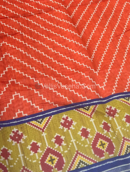 Semi Tussar Saree  - VVSTS009