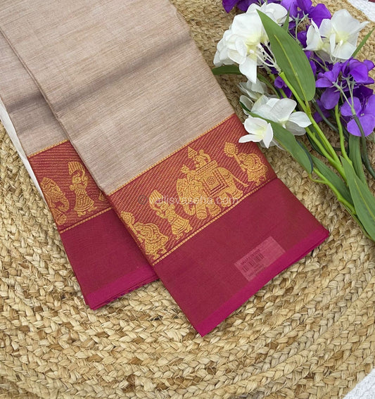 Kanchi Cotton Saree - VVKCS006