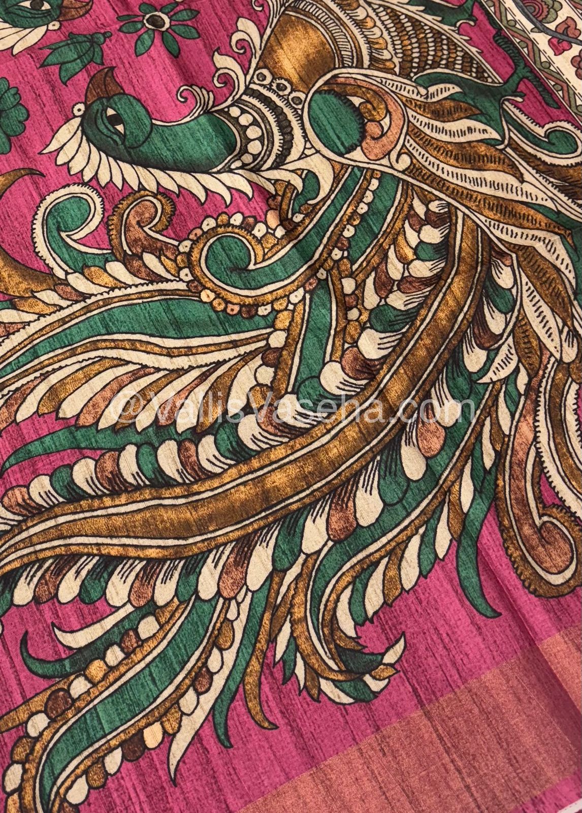 Art Tussar Silk / Semi Gicha Tussar Saree  - VVSGT003