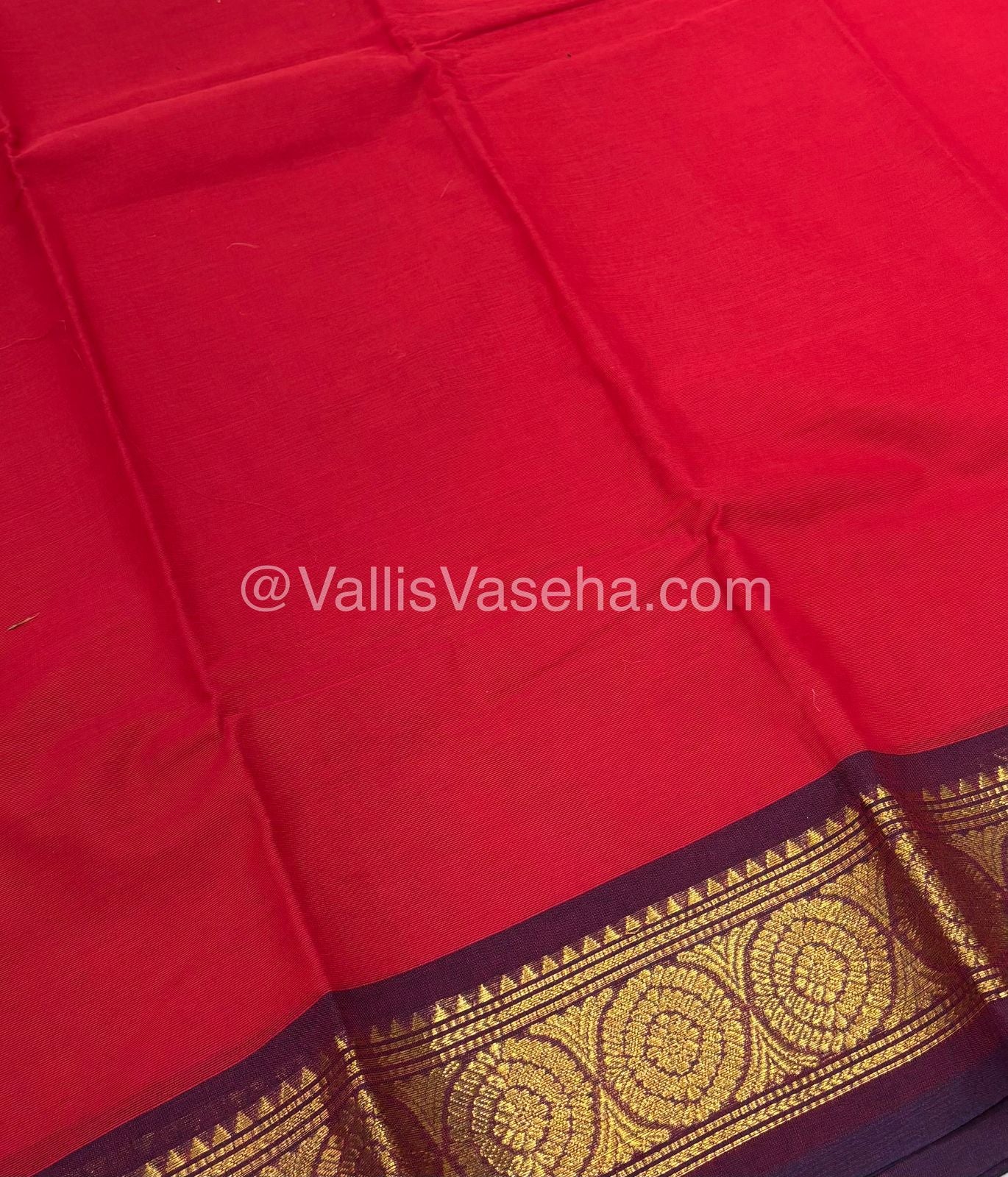 Kanchi Cotton Saree - VVKCS016