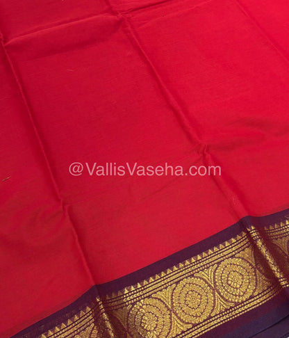Kanchi Cotton Saree - VVKCS016