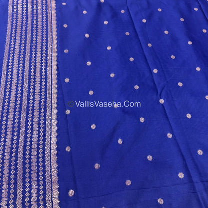Semi Soft Silk -  Blue Shade -VVSSS016