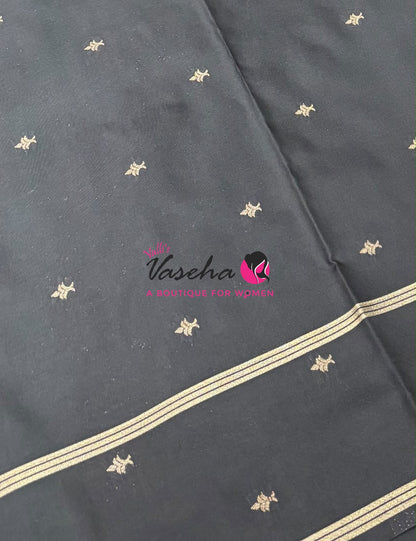 Semi Soft Silk  - Black Shade -VVSSS040