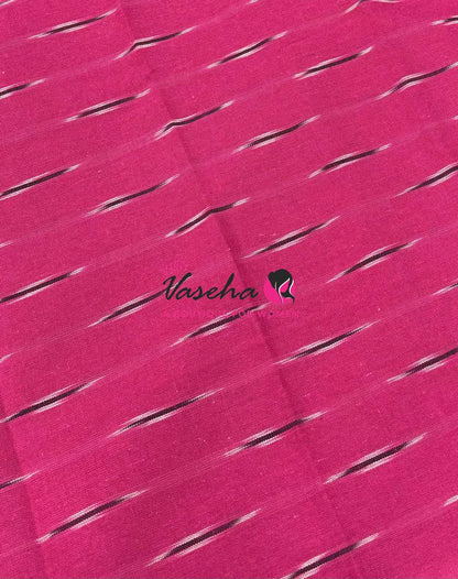 Ikkat Mercerised Cotton Saree - Single Ikkat - VVIKS001