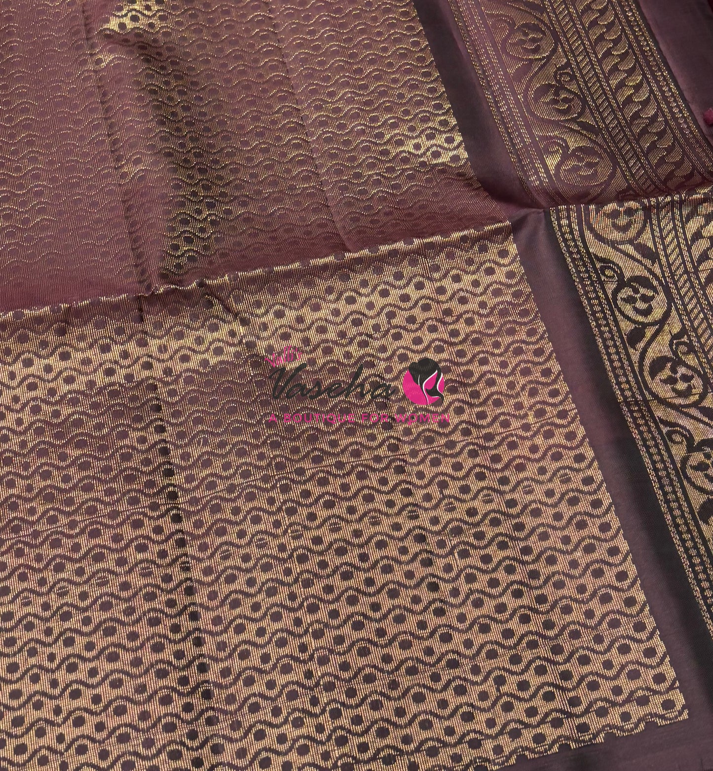 Half Mixed  Soft Silk Saree - Rust Orange & Wine Brown - VVPSS077