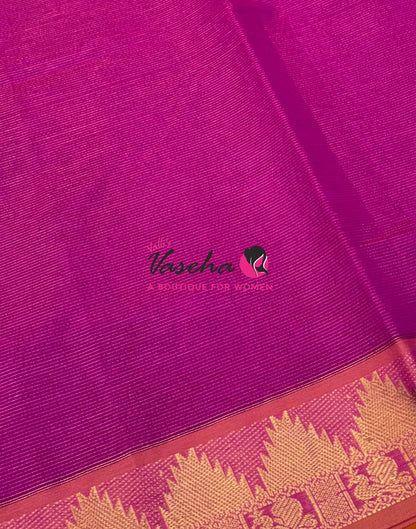 Semi Silk Cotton Saree | Vairavoosi  Design |VVSSC017