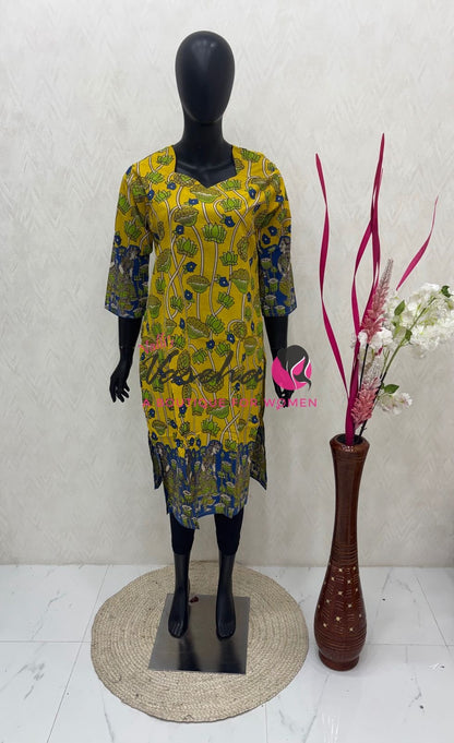 Ready Made - Kalamkari Kurti -VVRKK001