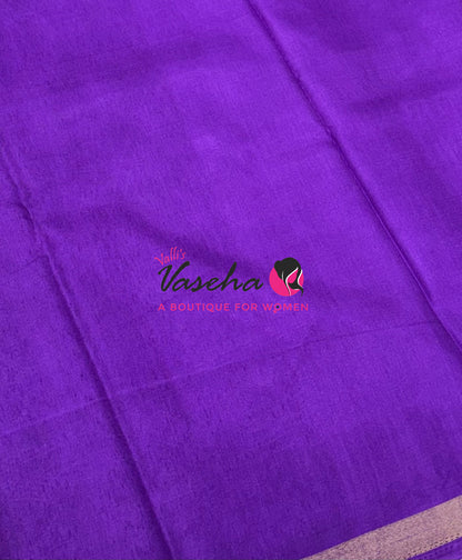 Casual Wear - Fancy Printed Silk  - Purple Shade - VVFPS001