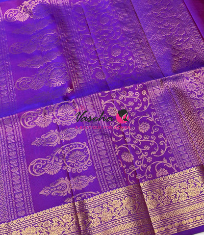Pure Soft Silk Saree - Kanchi Border - VVPSS033