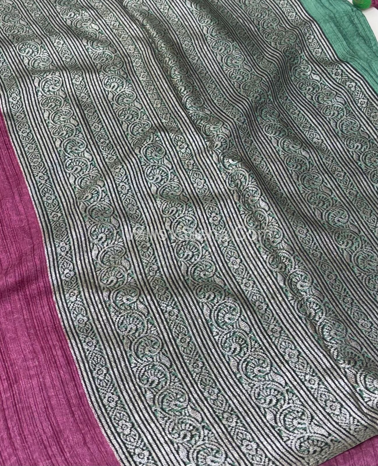 30% less - Offer Saree - Tussar Saree - VVDS005
