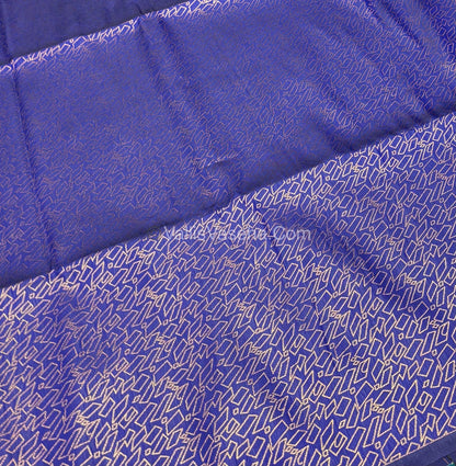 Semi Soft Silk   - Borderless - Contemporary Design - Violent Shade -VVSSS012