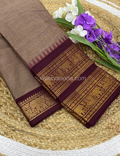 Kanchi Cotton Saree - VVKCS007