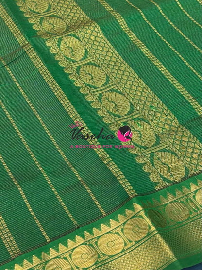 9 Yards |Semi Silk Cotton Saree | Vairavoosi  Design | VV9YSS001