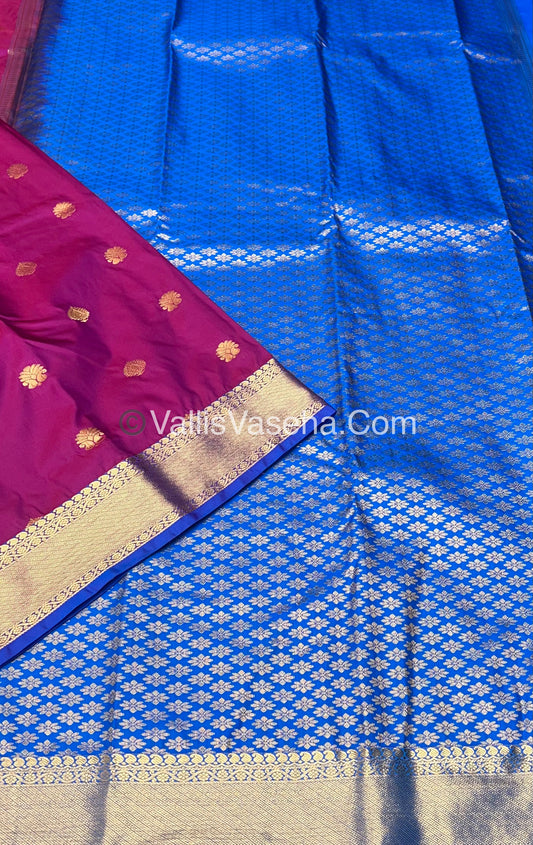 Semi Kanchipuram Soft Silk - VVSSS009