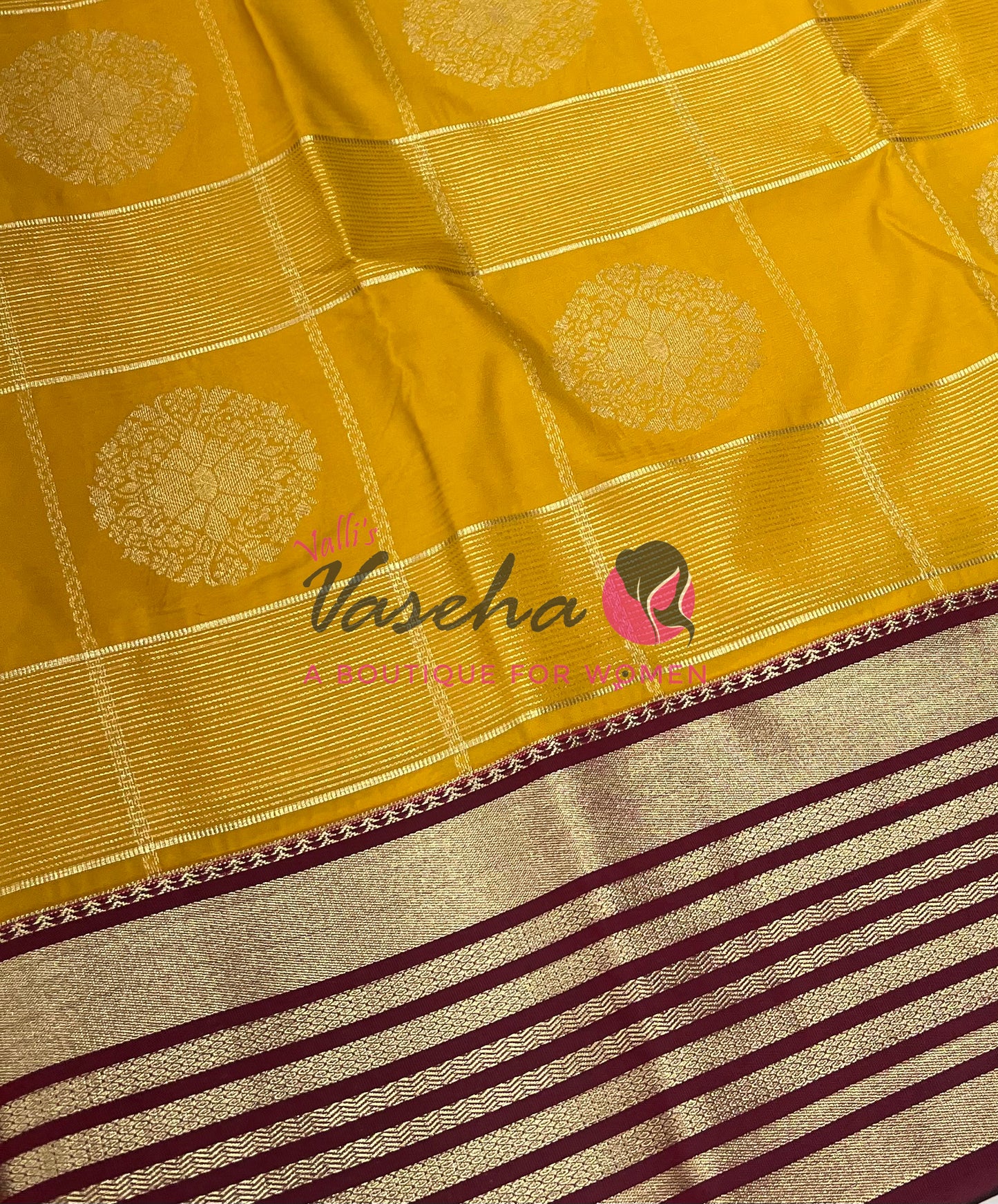 Semi Bridal Kanchi Silk  - Korvai - Premium- VVSKS008