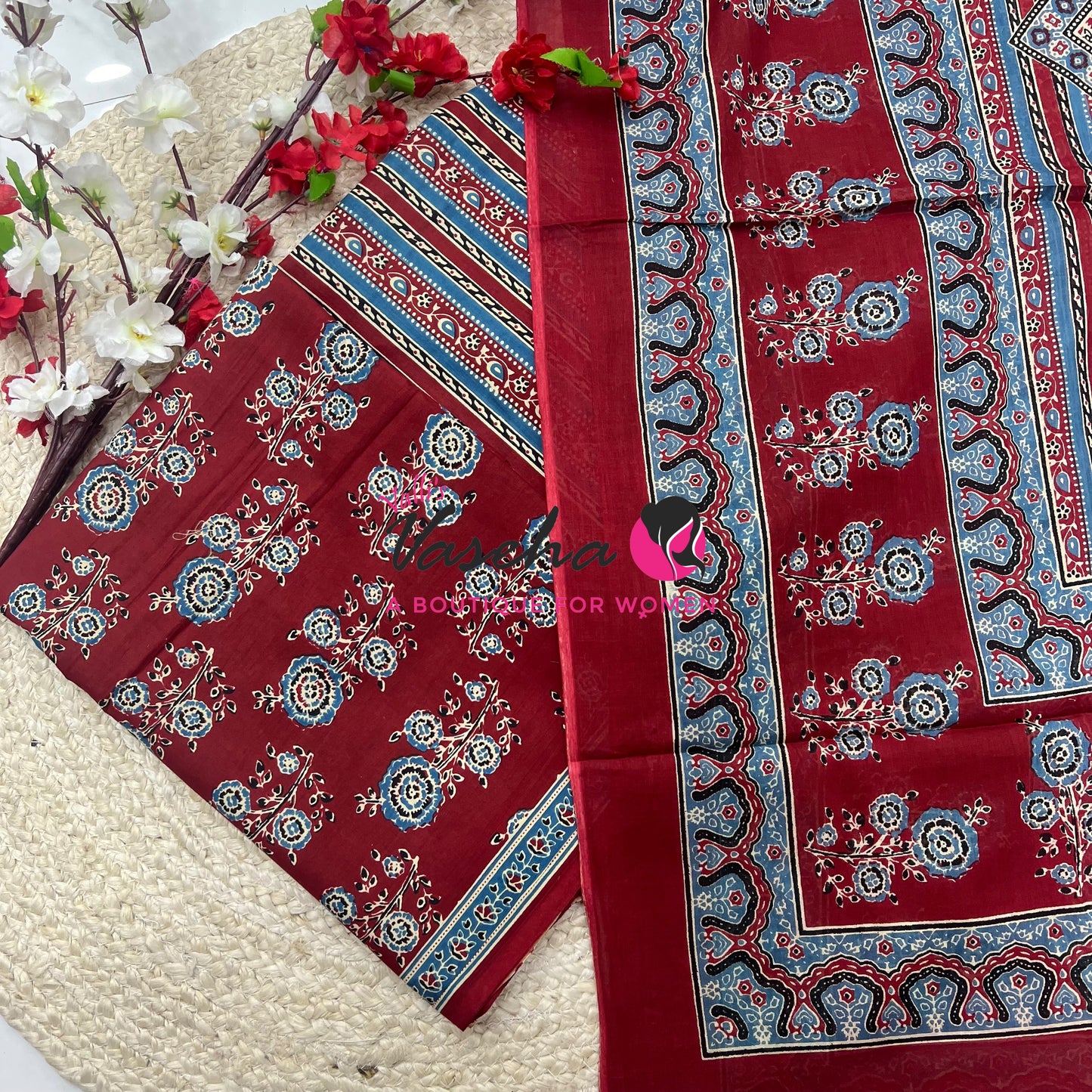 Pure Mul Mul Cotton | Unstitched Material | VVUSM079