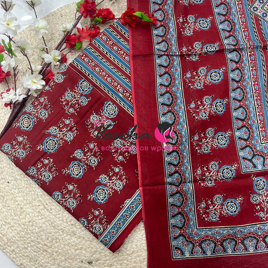 Pure Mul Mul Cotton | Unstitched Material | VVUSM079