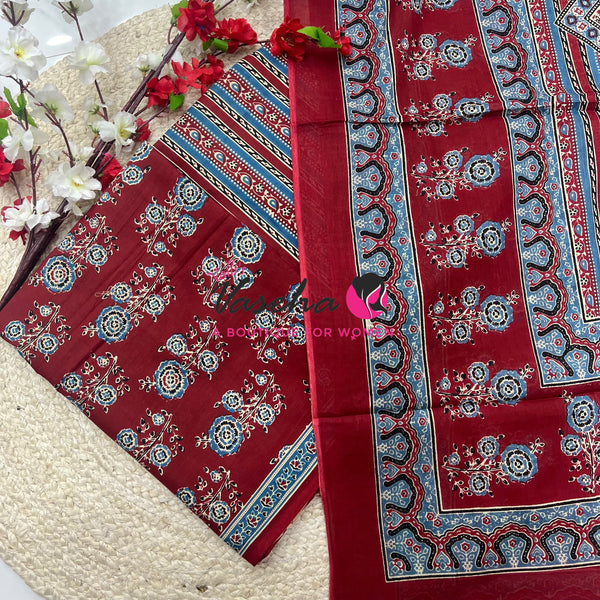 Pure Mul Mul Cotton | Unstitched Material | VVUSM079