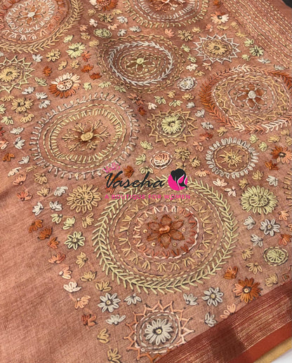 French Knot - Tissue Saree  - VVLFN019