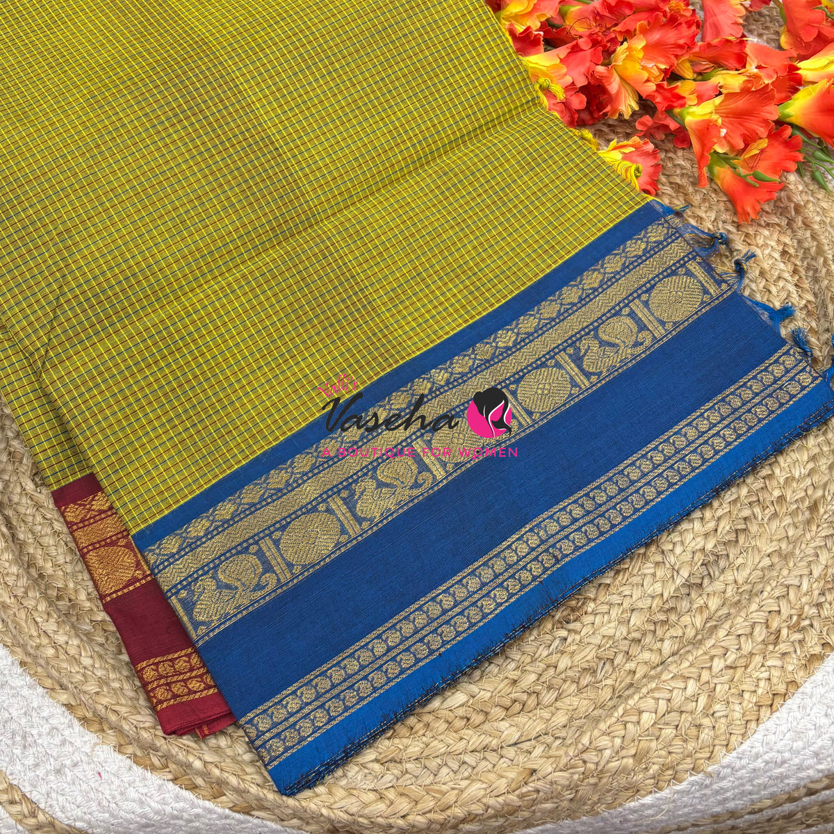 Chettinadu Cotton Saree - VVCCS003
