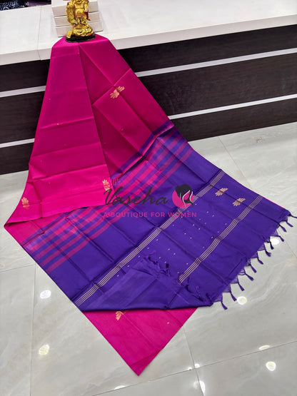 Vazhai Pattu Saree / Banana Pith - With Blouse - VVVPS002