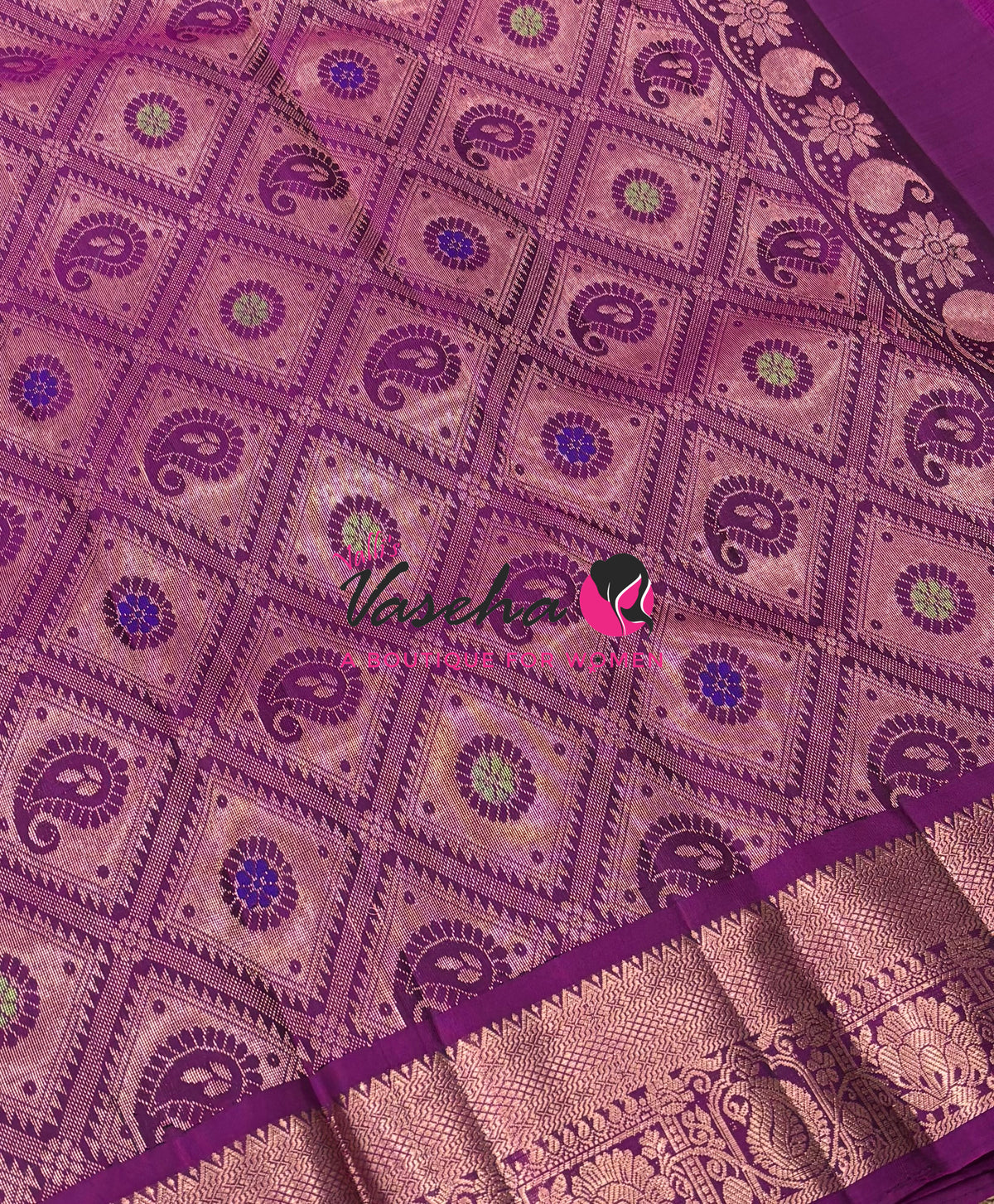 Half Mix - Pure Soft Silk Saree - VVPSS031