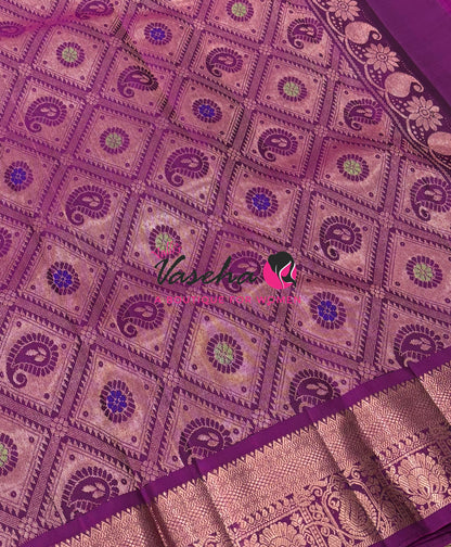 Half Mix - Pure Soft Silk Saree - VVPSS031