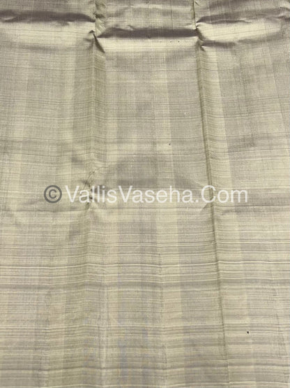 Pure Kanchipuram Silk Saree - Thalampoo - VVPS003