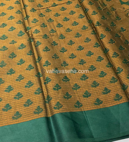 Mixed Cotton Brasso Saree - VVBS001