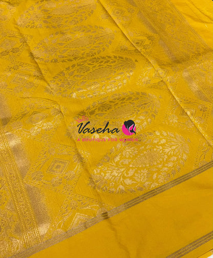 Semi Soft Silk  - Yellow Shade - VVSSS040