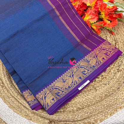 Semi Silk Cotton Saree | Vairavoosi  Design |VVSSC017