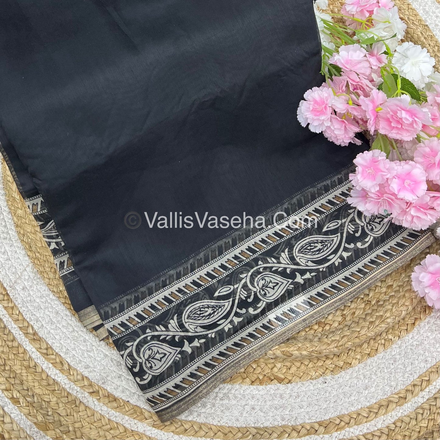 Casual Wear - Fancy Semi Chanderi Saree  - VVFMC006