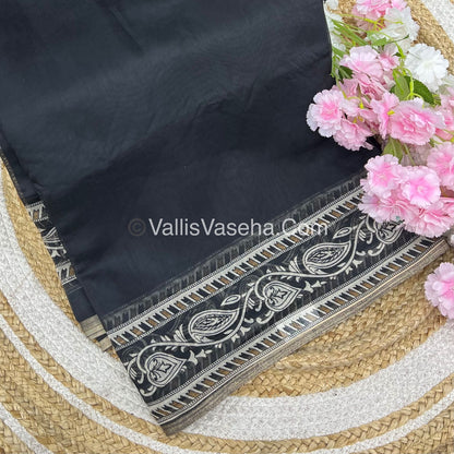 Casual Wear - Fancy Semi Chanderi Saree  - VVFMC006