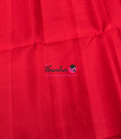 Pure Soft Silk Saree - Red Shade - VVPSS132