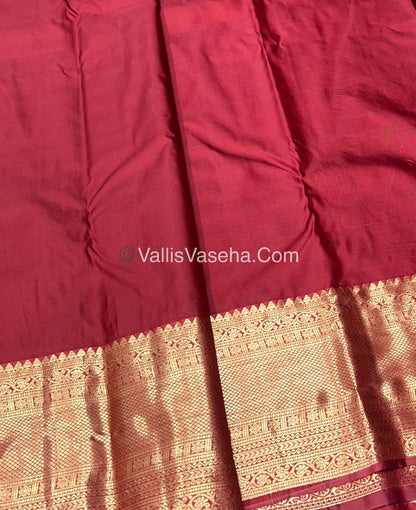 Half Mix - Pure Soft Silk Saree - VVPSS031