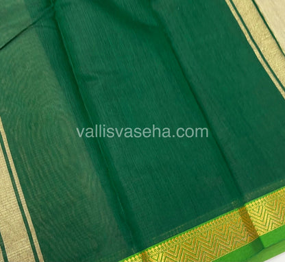 Fancy Mixed Cotton - chikku With Green Shade - VVFMC005
