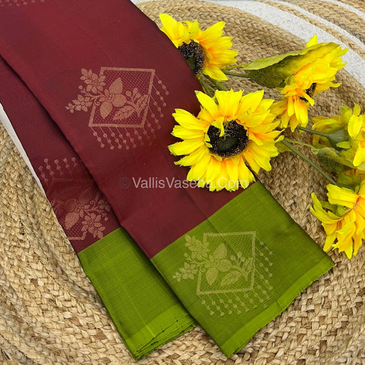 Half Mix - Pure Soft Silk Saree - VVPSS030