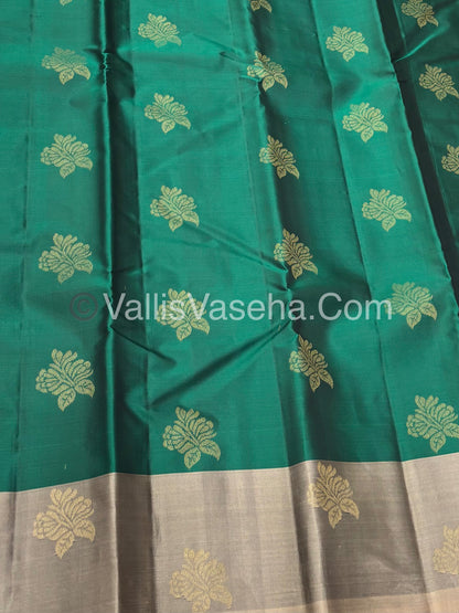 Half Mix - Pure Soft Silk Saree - VVPSS075